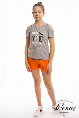 Костюм (футб+шорты) М223020Па Меланж