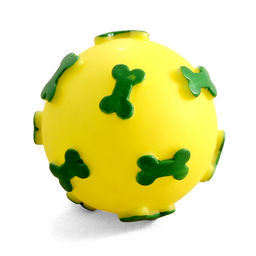 Игрушка для собак Мяч с лапками и косточками, d110мм