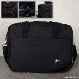 Сумка дорожная 40х22х31 см / BAG-65721/1 /уп 30/черная