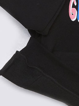 Kap??onlu Bask?l? Uzun Kollu K?z ?ocuk Sweatshirt - Waikiki фото 3