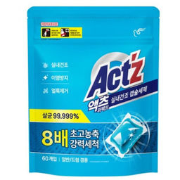 Концентрированные капсулы для стирки и сушки в помещении. -ACTZ Perfect Indoor Dryness. 60 шт