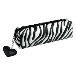 Пенал школьный Феникс+, арт.71964/ 25 ПРИНТ ЗЕБРА 19,5х5,5х6 см, искусственная кожа, молния, цифрова