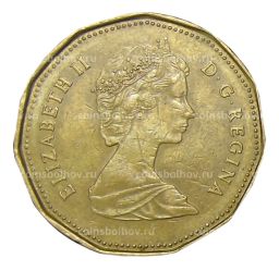 Монета 1 доллар 1989 года Канада