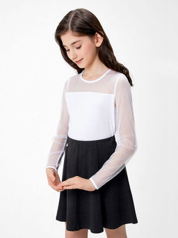 20240260148, Блузка детская для девочек Placa белоснежный Acoola