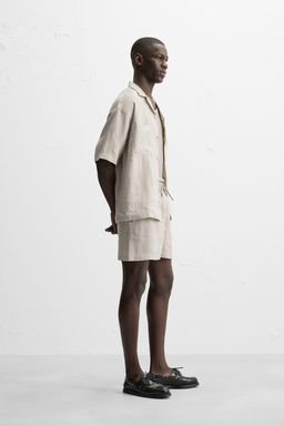 100% LINEN SHIRT - Zara фото 12
