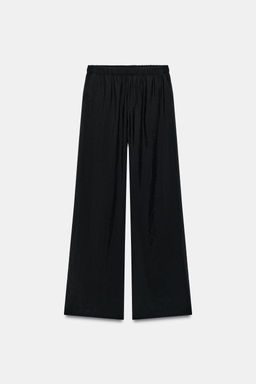 PANTAL?N FLUIDO RAYAS / Negro - Zara фото 7