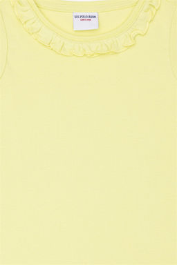 U. S. Polo Assn Светло-желтая футболка для девочки - U.s. polo assn фото 9