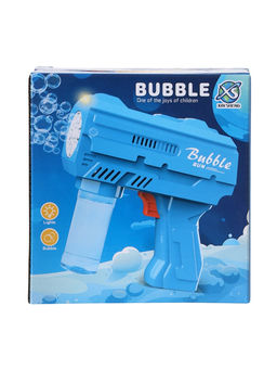 Генератор мыльных пузырей Пистолет, световые эффекты, работает от батареек, синий - Simaland фото 12