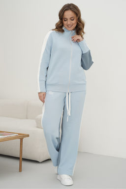 Костюм спортивный 4157/4155 голубой