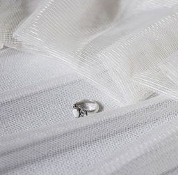 Готовые шторы арт. 0723/Б-ОР, Patrycja (Патрисия), бело-оранжевый. Размеры: 520 см ширина х 160 см высота - Wisan фото 2