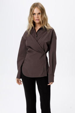 Рубашка Pirs 6208 серо-коричневый