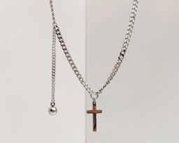 Кулон из стали на цепочке