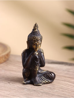 Сувенир «Будда», 6×6×10 см, бронза