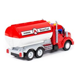 Профи, автомобиль с цистерной инерционный ( со светом и звуком) (красный) (в коробке) - Полесье фото 10