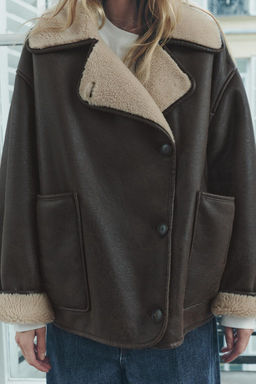 DOUBLE-FACED JACKET ZW COLLECTION - Zara фото 4