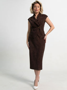 Юбка Ялта (шоколадная) Ю15361-10М - Lt collection фото 10