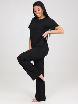 423 ПИЖАМА ЖЕНСКАЯ (брюки) (Черный) - А-дина фото 3