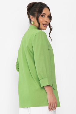 Пиджак льняной Мэрлин (зеленый) Б15429-7М