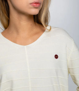 Джемпер #КТ20801, кремовый - Dommod фото 5