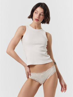 Цена за 2 штуки! ТРУСЫ ЖЕНСКИЕ абстрактный рисунок на молочном 412743