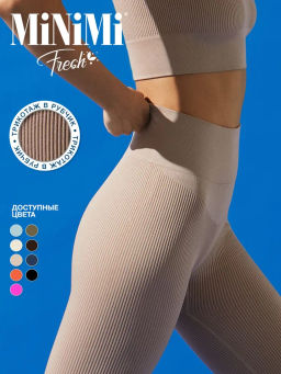 НОВИНКА!!! Леггинсы Minimi Mi 2911As Fresh в рубчик (кашкорсе) фото 8