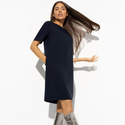 Платье тёмно-синее Сделай комплимент (new) - Charutti фото 2