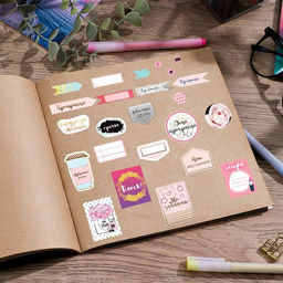 Альбом наклеек Мой день, 11 16 см - Арт узор фото 12