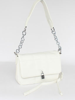 Сумка женская искусственная кожа XHD-12811, 1отд, плеч/ремень, белый SALE 260553 - Adelia фото 6
