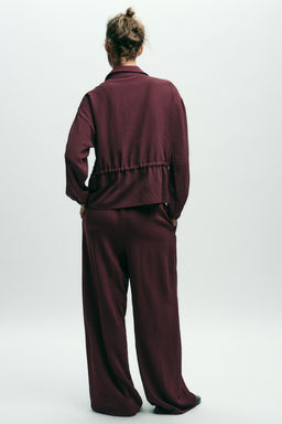 WIDE-LEG SEAM TROUSERS - Zara фото 13