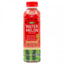 Негазированный б/а напиток Арбуз с Алоэ OKF, Корея, 500 мл Акция