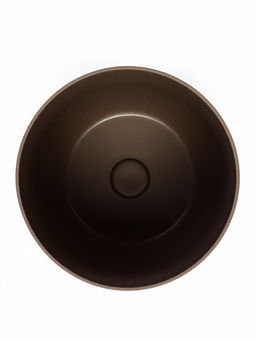 Кашпо для цветов «Рамона», 1 л, d=15 см, h=14 см, со вставкой, пластиковое, серое