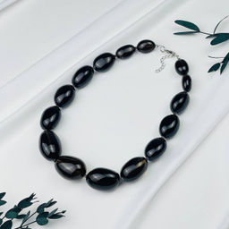 Колье из Раухтопаза 48 см +