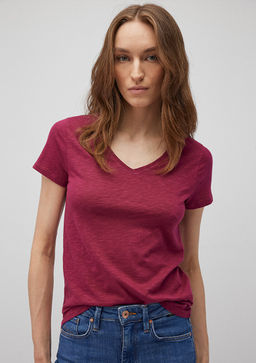 V Yaka Flaml? Bordo Basic Tisort