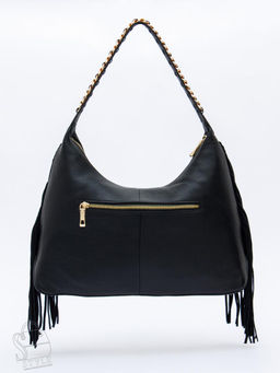 Сумка женская кожаная 1028L black Polina&Eiterou  в Новосибирске