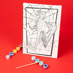 Картина по номерам для детей «Человек-паук», 20×30 см