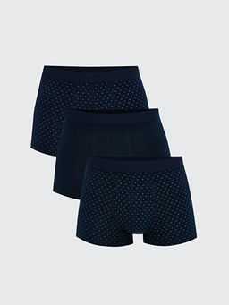 Standart Kal?p Pamuklu Esnek Erkek Boxer 3l?