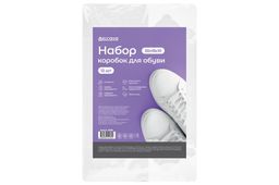 Набор 12 коробок для хранения женской обуви 30*18*10 см Прозрачные складные с откидной крышкой - Elan gallery фото 8