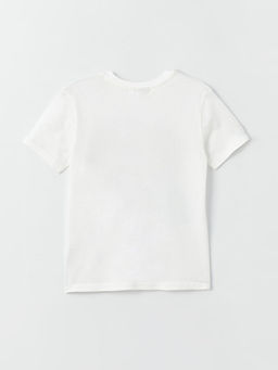 Bisiklet Yaka Batman Bask?l? K?sa Kollu Erkek ?ocuk Ti??rt - Waikiki фото 2