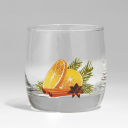 Стакан новогодний стеклянный Глинтвейн, 310 мл