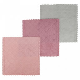 Салфетка для уборки 30х30см "Хозяйка", микрофибра, набор 3шт (Китай)