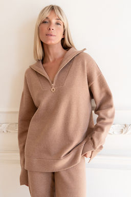 Джемпер из пряжи с кашемиром