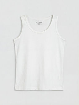 Bisiklet Yaka Erkek ?ocuk Atlet 2li