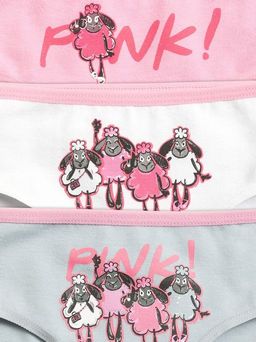 GULB3226/1(3шт. в упаковке) трусы для девочек - Pelican фото 2