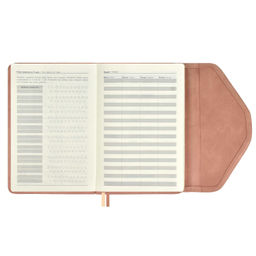 Ежедневник недатированный ESCALADA, А5+, 160 л., арт. 67161/ 10 ПИКЕ РОЗОВЫЙ