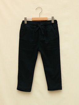 Beli Lastikli Basic Erkek Bebek Jean Pantolon
