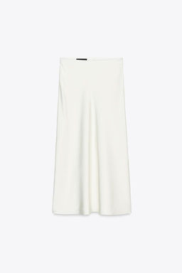 SATIN MIDI SKIRT - Zara фото 19