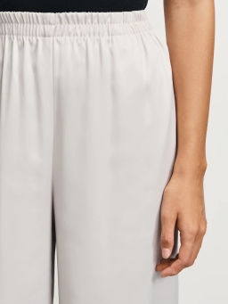 Широкие атласные брюки / Zarina  фото 6