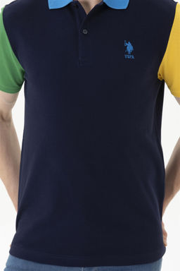 Мужская темно-синяя футболка - U.s. polo assn фото 6