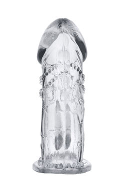 Насадка на пенис TOYFA, TPE, прозрачный, 13 см  фото 2