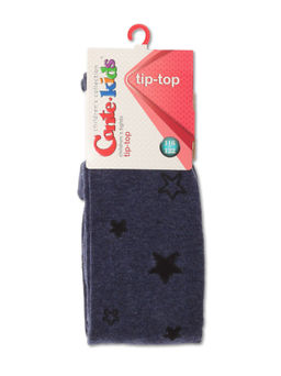 Conte-kids Хлопковые колготки TIP-TOP темный джинс - Conte elegant фото 2